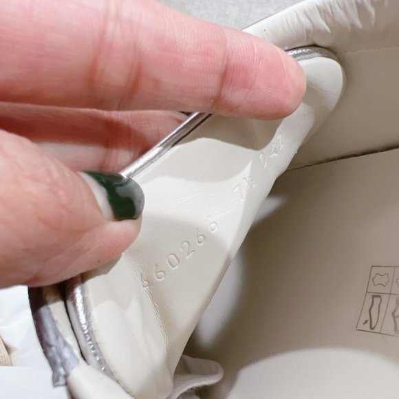 NIB Gucci Ace Mens Low top Interlocking GG Sneaker 660266 Silver Leather US 8 - Picture 14 of 14